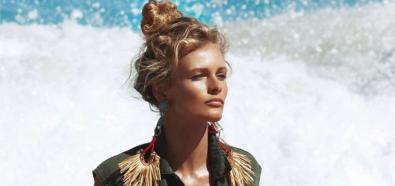 Edita Vilkeviciute - seksowna modelka pokazuje piersi we francuskim Vogue