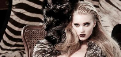 Elsa Hosk - szwedzka modelka i jej nagie piersi w austriackim Flair