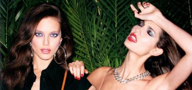 Emily DiDonato i Lily Aldridge - amerykańskie modelki w marcowym Harper's Bazaar