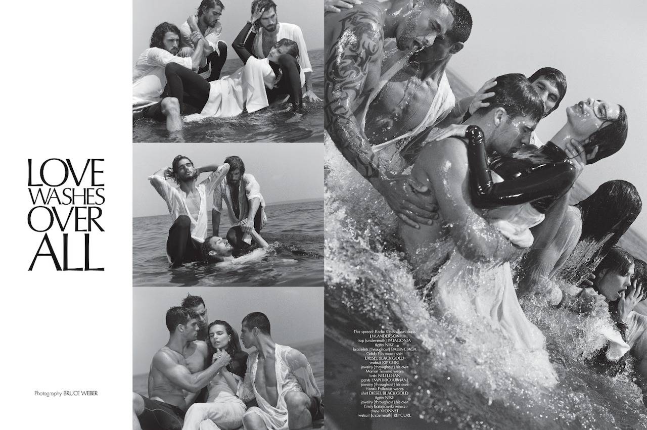 Emily Ratajkowski i Karlie Kloss - nagie piersi seksownych modelek w CR Fashion Book