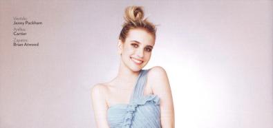 Emma Roberts na okładce kwietniowego wydania magazynu Glamour