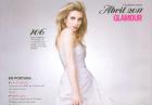 Emma Roberts na okładce kwietniowego wydania magazynu Glamour