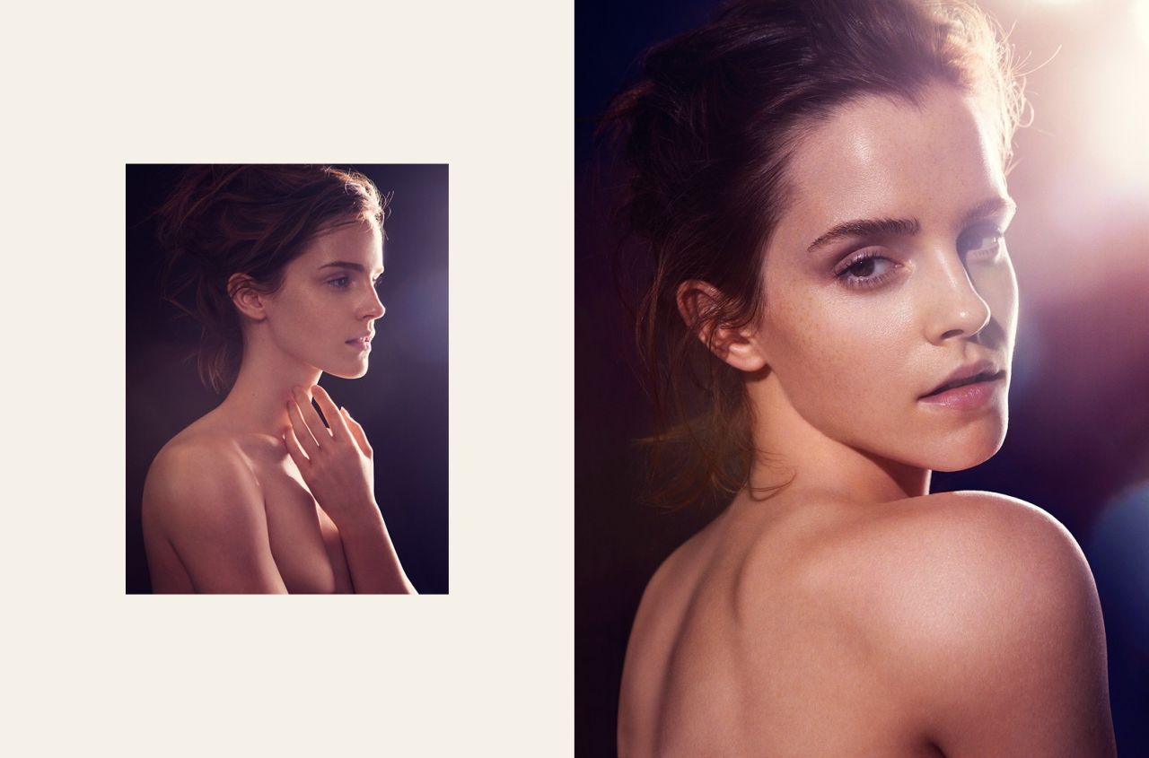 Emma Watson - aktorka pozuje nago w albumie Natural Beauty Jamesa Houstona