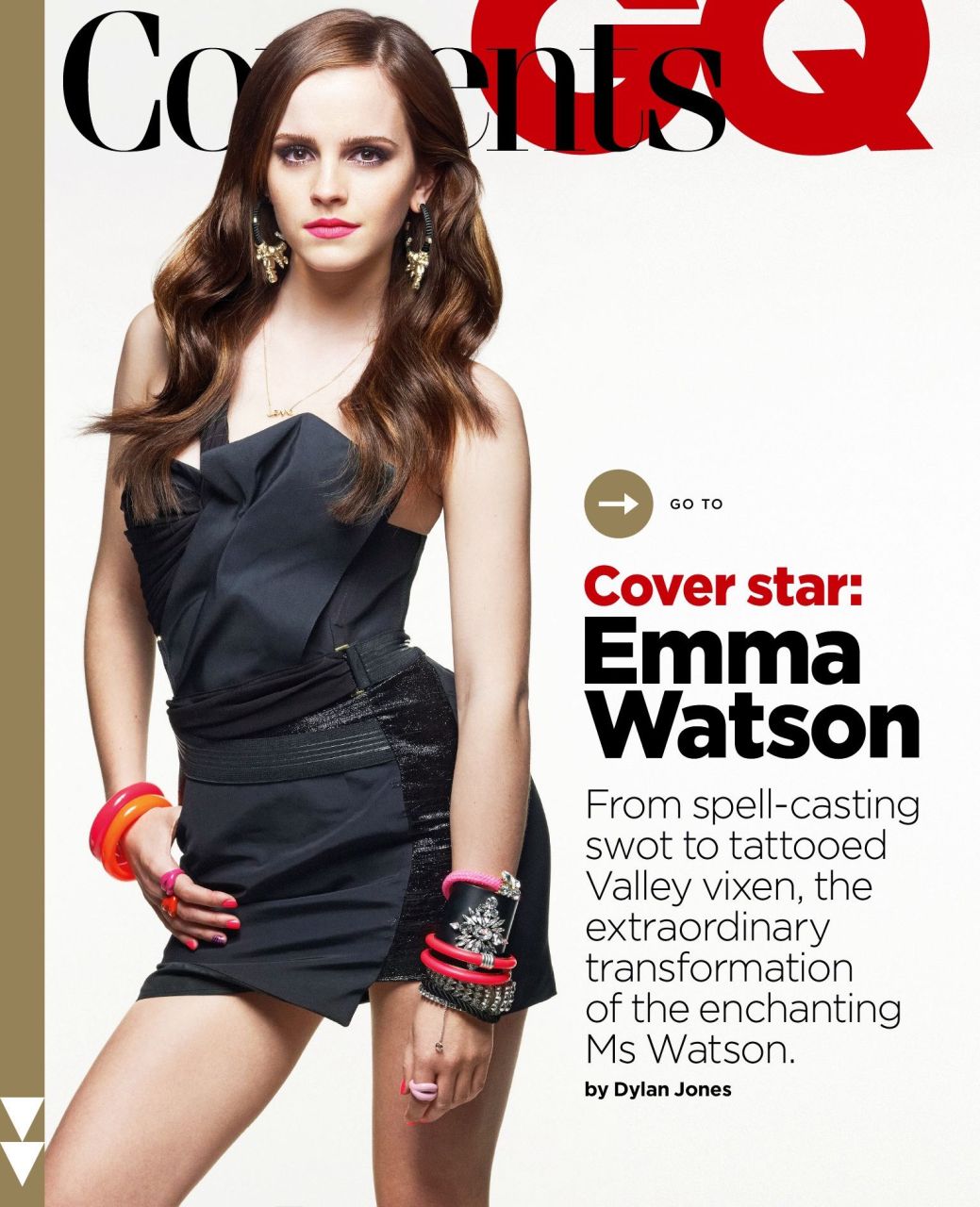 Emma Watson i seksowne nogi aktorki w brytyjskim GQ
