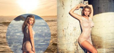 Gigi Hadid - seksowna modelka w wiosennej kampanii Guess