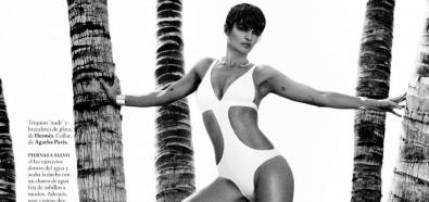 Helena Christensen - dojrzała, seksowna modelka kusi w hiszpańskim Elle
