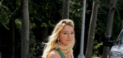 Hilary Duff w pięknej zielonej sukience 