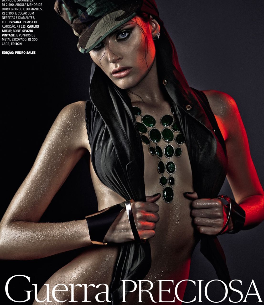 Isabeli Fontana - brazylijska modelka w kuszącej sesji z brazylijskiego Vogue