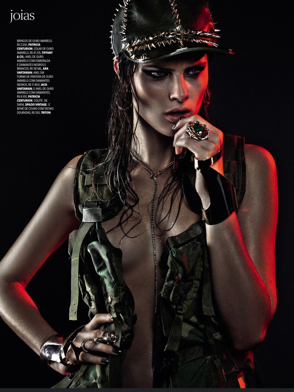 Isabeli Fontana - brazylijska modelka w kuszącej sesji z brazylijskiego Vogue