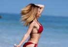 Kaili Thorne w bikini na plaży w Malibu