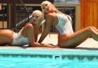 Karissa i Kristina Shannon - modelki z Playboya i ich seksowne pupy na basenie