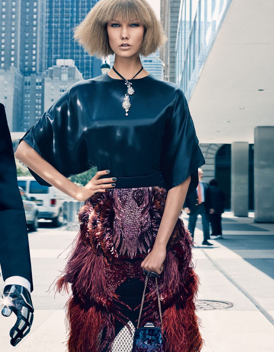 Karlie Kloss - modelka i Aniołek Victoria's Secret w amerykańskim Vogue