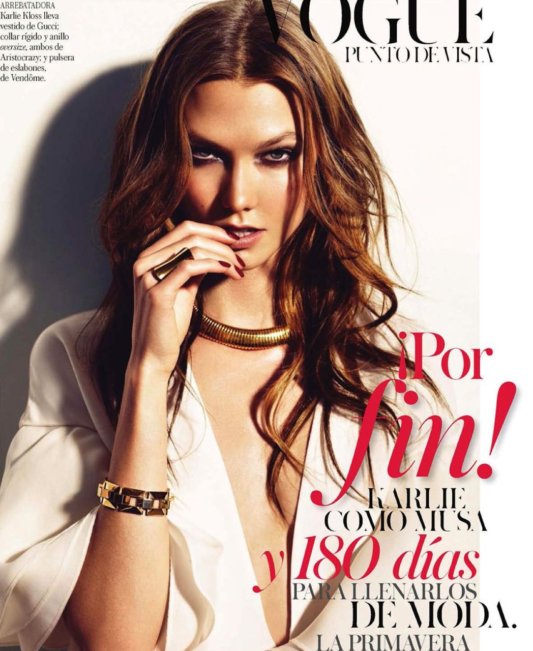 Karlie Kloss - amerykańska modelka w hiszpańskiej edycji magazynu Vogue