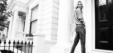 Kate Moss - seksowna modelka w jesiennej kolekcji marki Liu Jo