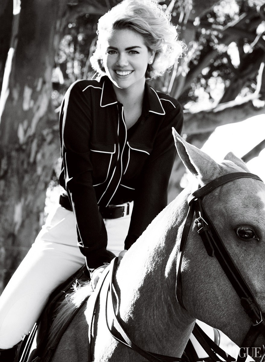 Kate Upton - amerykańska, seksowna modelka w Vogue