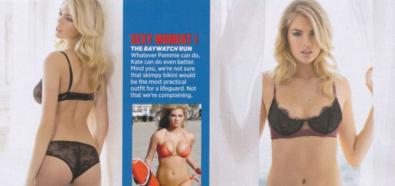 Kate Upton - amerykańska modelka w bieliźnie w magazynie Zoo