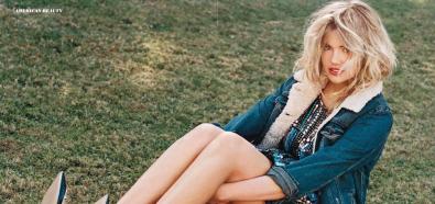 Kate Upton - amerykańska modelka w styczniowym numerze francuskiego Elle
