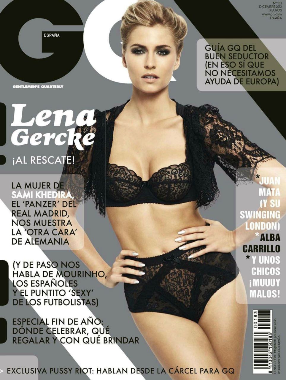 Lena Gercke - modelka z niemieckiego Top Model kusi w GQ
