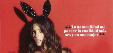 Malena Costa - modelka jako króliczek w magazynie Glamour