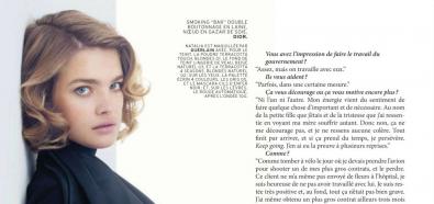 Natalia Vodianova w bieliźnie w sesji dla magazynu L'Officiel