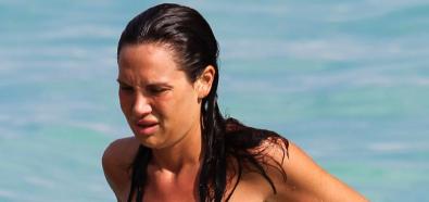 Nicole Minetti - włoska celebrytka i radna na plaży w Miami