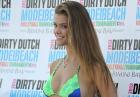 Nina Agdal - duńska modelka na turnieju Model Beach Volleyball w Miami