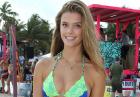 Nina Agdal - duńska modelka na turnieju Model Beach Volleyball w Miami