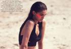 Samantha Gradoville - modelka topless w Harper's Bazaar