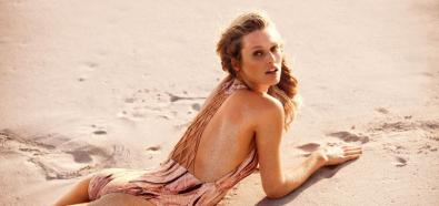 Toni Garrn promuje stroje kąpielowe H&M