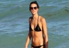 Alessandra Ambrosio na plaży w Miami