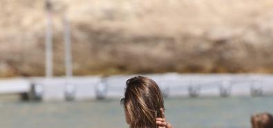 Alessandra Ambrosio na greckiej wyspie Mykonos