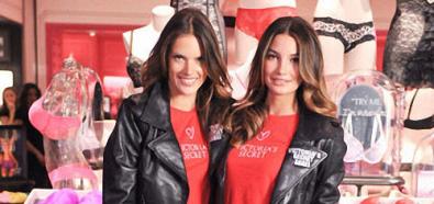 Alessandra Ambrosio i Lily Aldridge promuja bieliznę Victorias Secret w Toronto
