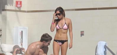 Ashley Tisdale w seksownym bikini na basenie
