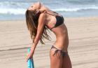 Audrina Patridge - amerykańska aktorka w bikini na plaży w Los Angeles
