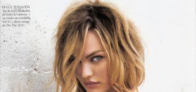 Candice Swanepoel - seksowna modelka w hiszpańskim Vogue