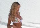 Candice Swanepoel - modelka w bikini na Saint Barthelemy
