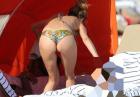 Doutzen Kroes - seksowna modelka w bikini na plaży w Miami