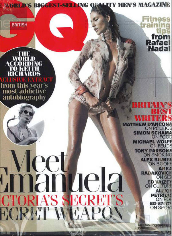 Emanuela de Paula - brazylijska modelka w magazynie GQ