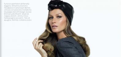 Gisele Bundchen - brazylijska modelka we włoskim Vogue