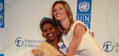Gisele Bundchen na imprezie ONZ w Nowym Jorku