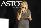 Heidi Klum prezentuje nowe kosmetyki Astor w Monachium