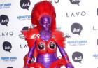 Heidi Klum w niecodziennym kostiumie na Halloween Party w klubie Lavo