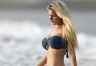 Heidi Montag w bikini na plaży