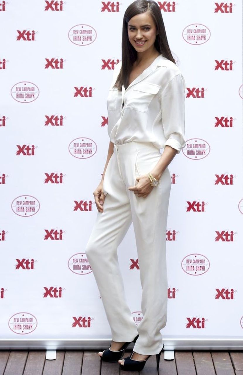Irina Shayk - rosyjska modelka na prezentacji kolekcji butów XTi w Madrycie