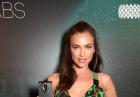 Irina Shayk powabnie w zielonej sukience