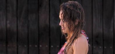 Jessica Alba - amerykańska aktorka na plaży w bikini