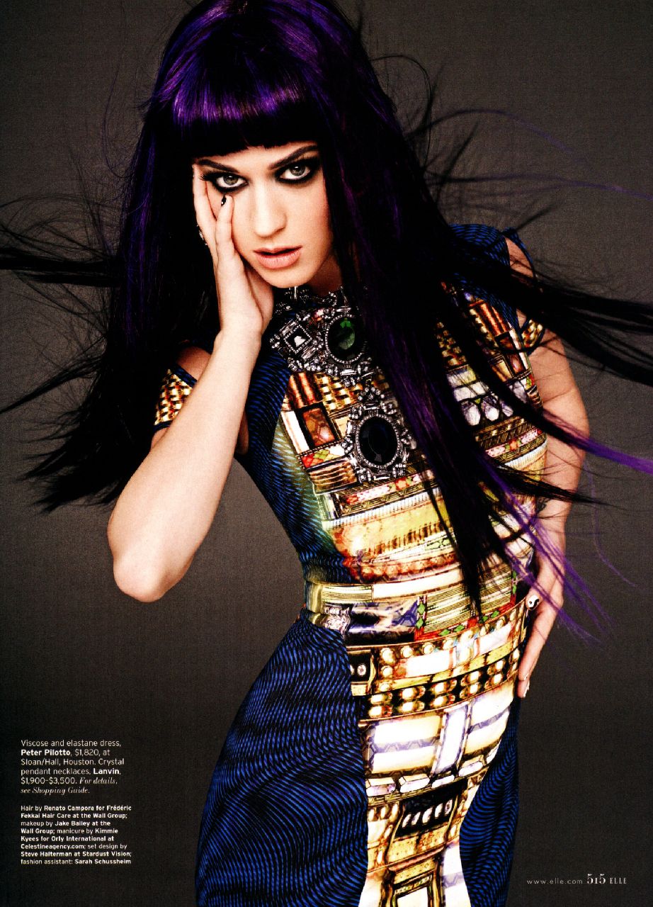 Katy Perry - seksowna piosenkarka w Elle