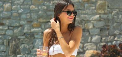 Kendall Jenner - modelka i celebrytka w bikini w Grecji