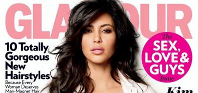 Kim Kardashian na okładce lutowego wydania magazynu Glamour