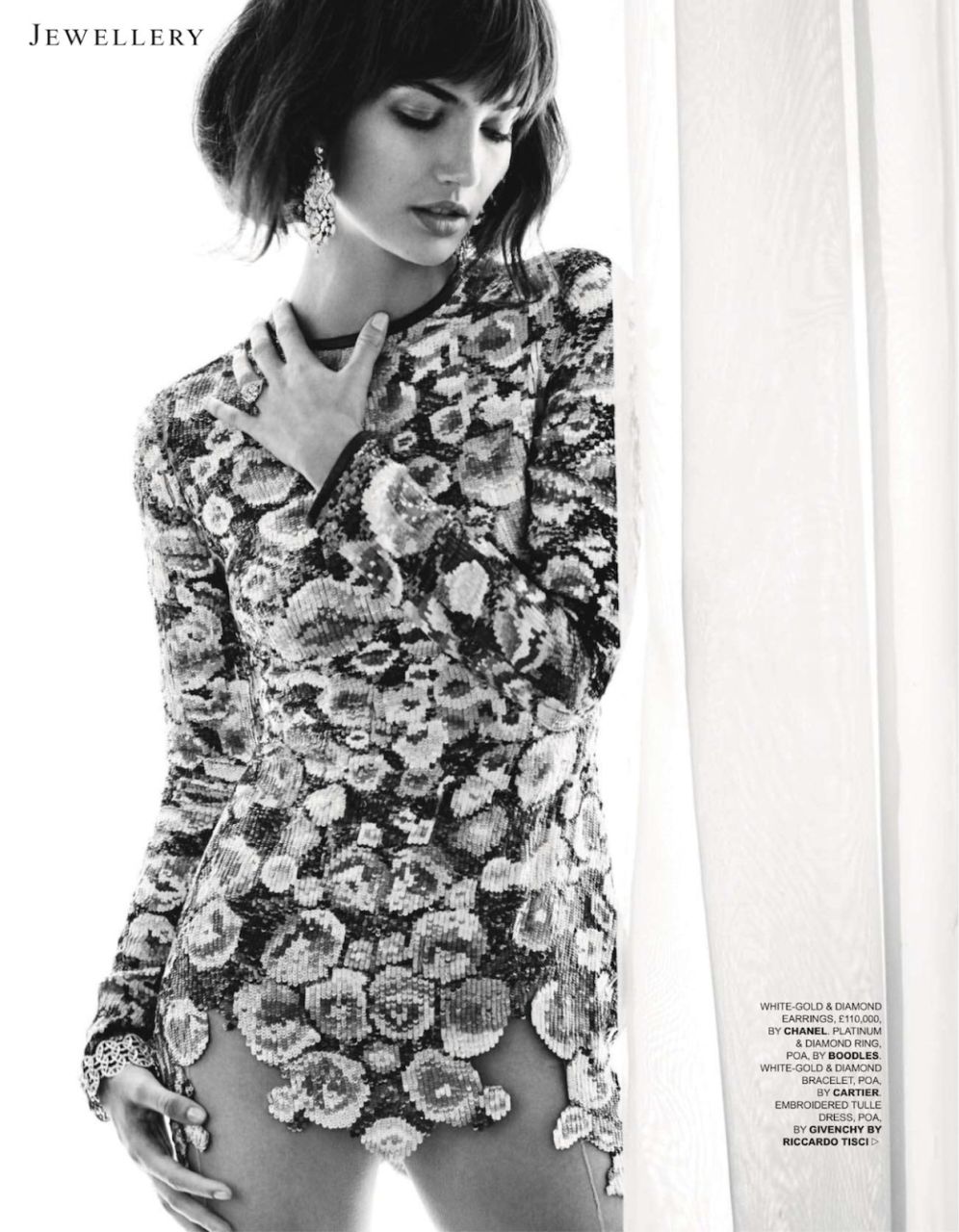 Lily Aldridge - seksowna modelka w magazynie Tatler